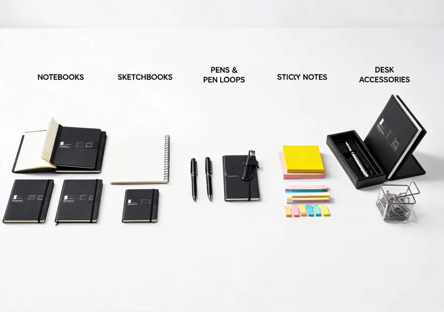 Moleskine product catalog assortment